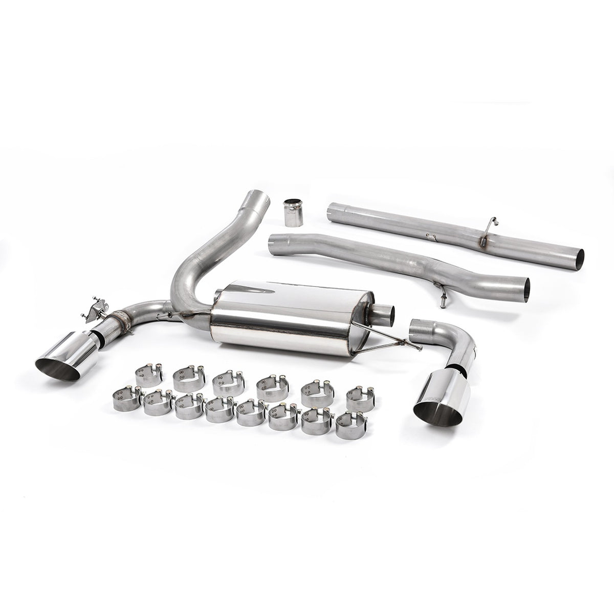 Milltek Cat Back Exhaust Ford Focus Mk3 RS 2.3 EcoBoost 4wd 5dr Hatch 16-18