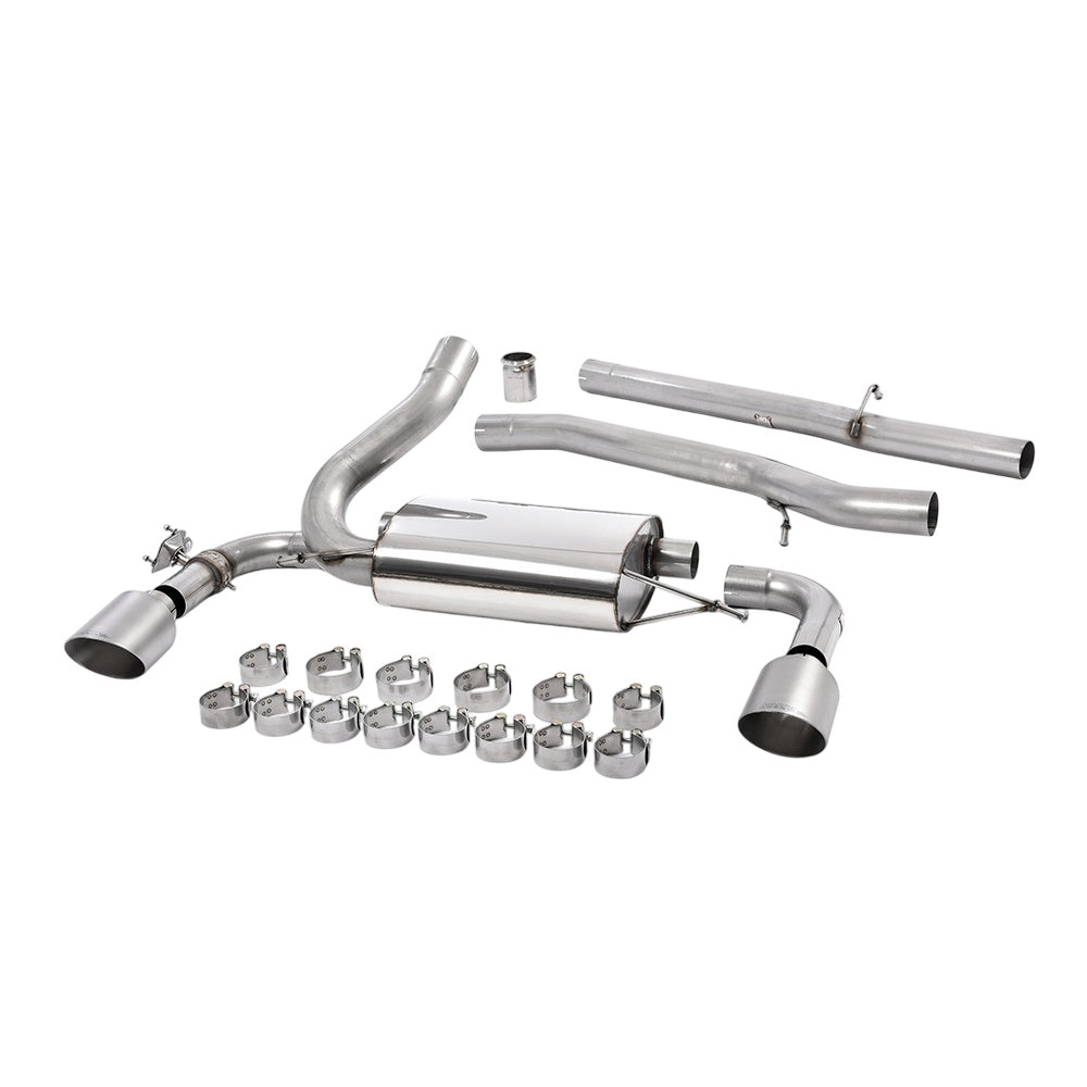 Milltek Cat Back Exhaust Ford Focus Mk3 RS 2.3 EcoBoost 4WD 5-Door Hatchback 16-18