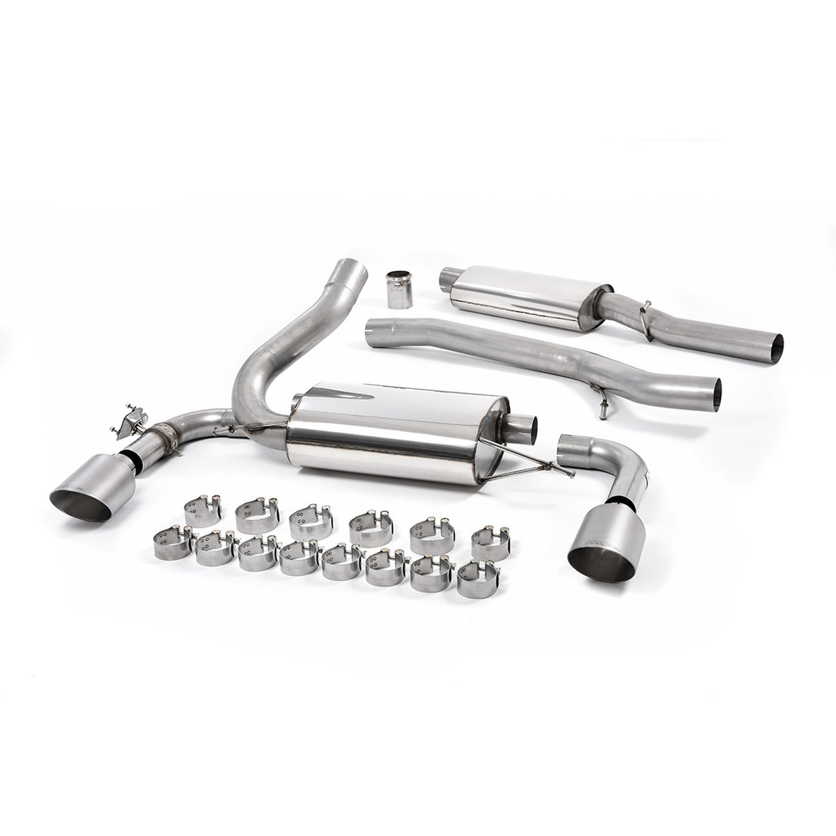 Milltek Cat Back Exhaust Ford Focus Mk3 RS 2.3 EcoBoost 4wd 5dr Hatch 16-18