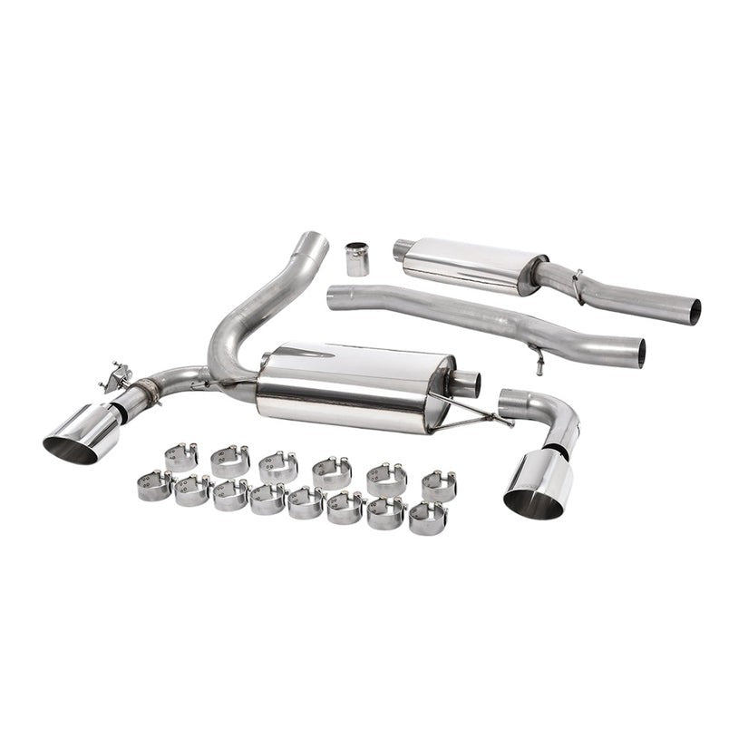 Milltek Cat Back Exhaust Ford Focus Mk3 RS 2.3 EcoBoost 4wd 5dr Hatch 16-18