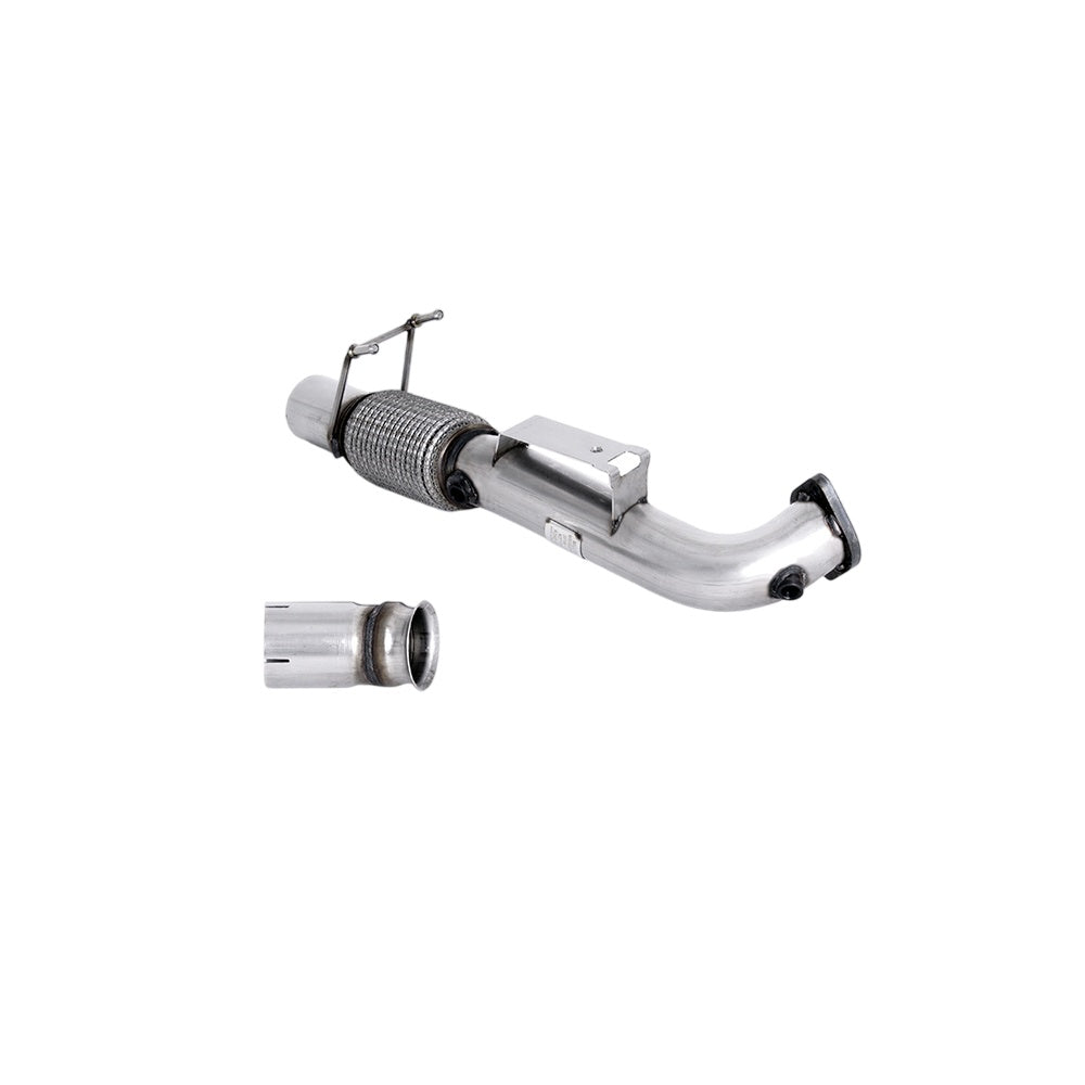 Milltek Large-bore Downpipe and De-cat Exhaust Ford Focus Mk3 RS 2.3 EcoBoost 4WD 5-Door Hatchback 16-18