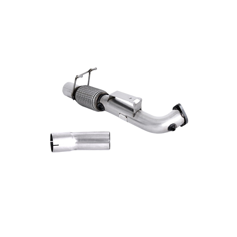 Milltek Large-bore Downpipe and De-cat Exhaust Ford Focus Mk3 RS 2.3 EcoBoost 4WD 5-Door Hatchback 16-18