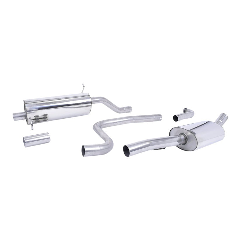 Milltek Cat Back Exhaust Ford Fiesta Mk8 1.0T EcoBoost ST-Line 3dr 5dr Non-OPF/GPF 17-19