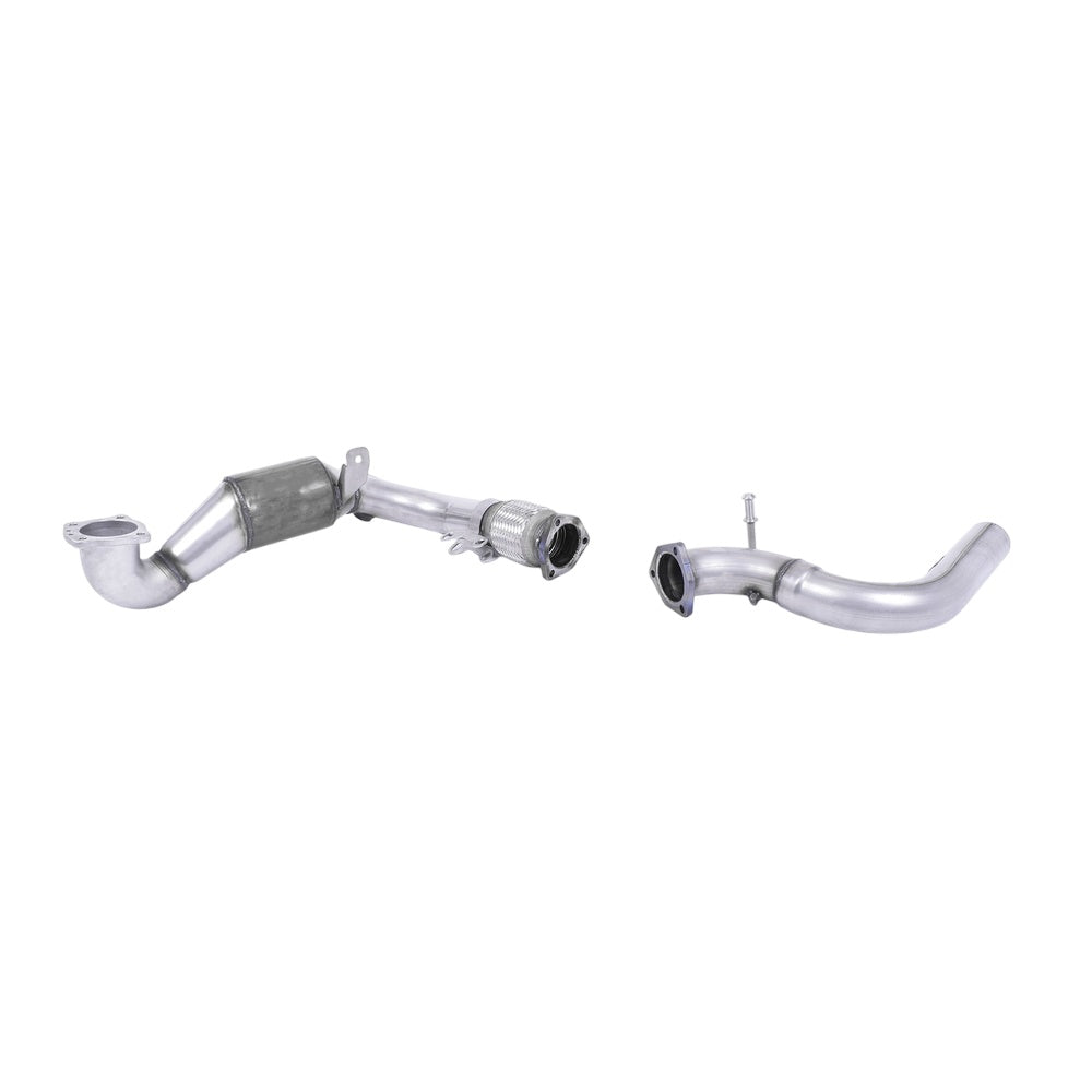 Milltek Large Bore Downpipe and Hi-Flow Sports Cat Exhaust Ford Fiesta Mk7/Mk7.5 1.0T EcoBoost (100/125/140PS) 13-17