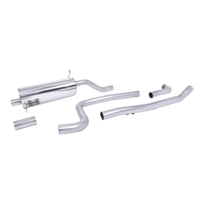 Milltek Cat Back Exhaust Ford Fiesta Mk8 1.0T EcoBoost ST-Line 3dr 5dr Non-OPF/GPF 17-19