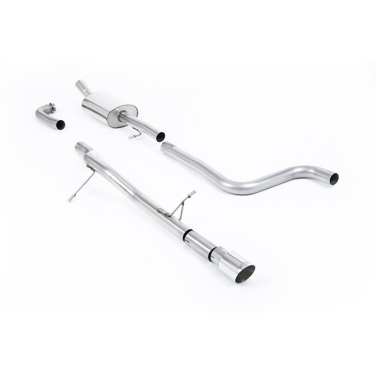 Milltek Cat Back Exhaust Ford Fiesta Mk8 1.0T EcoBoost ST-Line 3dr 5dr Non-OPF/GPF 17-19