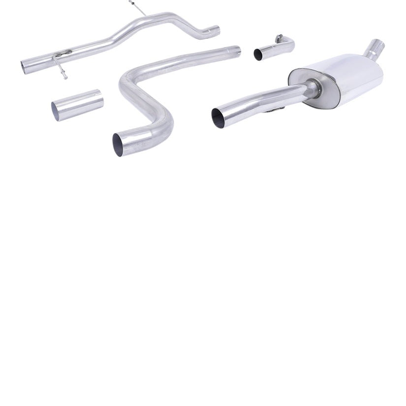 Milltek Cat Back Exhaust Ford Fiesta Mk8 1.0T EcoBoost ST-Line 3dr 5dr Non-OPF/GPF 17-19