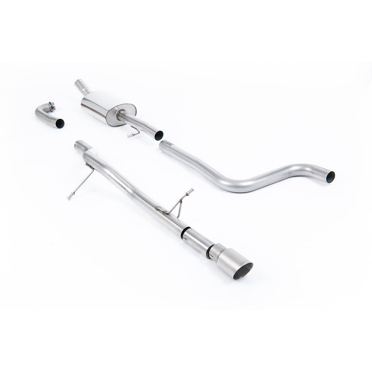 Milltek Cat Back Exhaust Ford Fiesta Mk8 1.0T EcoBoost ST-Line 3dr 5dr Non-OPF/GPF 17-19