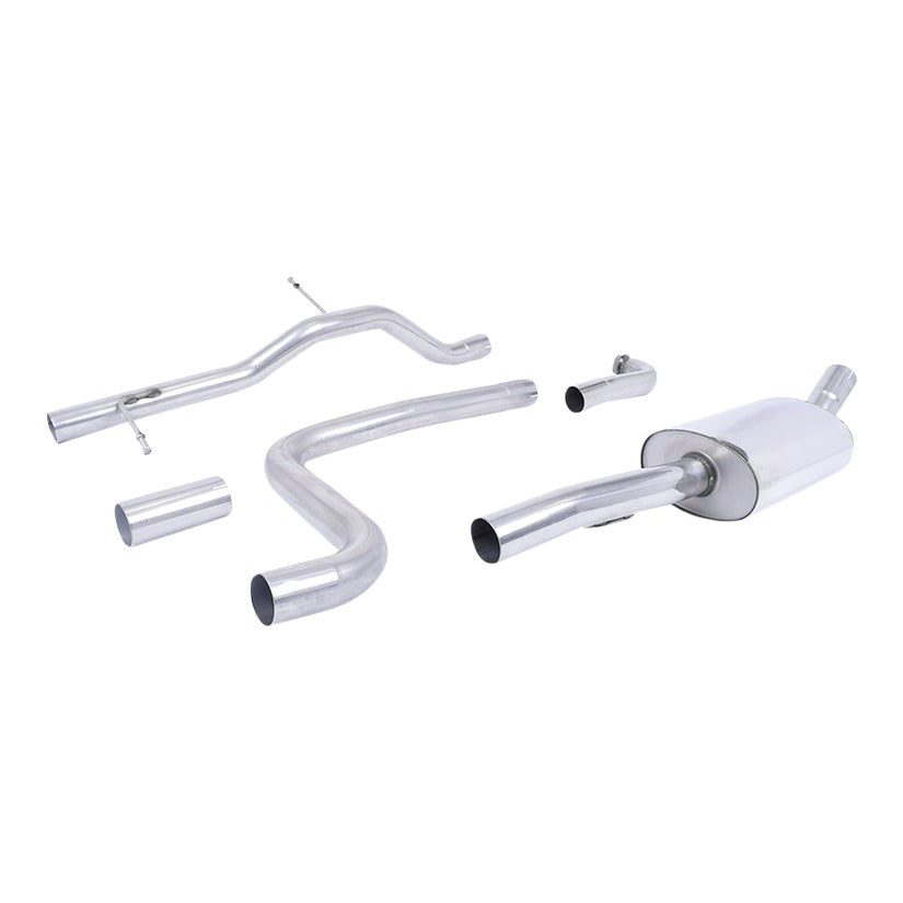 Milltek Cat Back Exhaust Ford Fiesta Mk8 1.0T EcoBoost ST-Line 3dr 5dr Non-OPF/GPF 17-19