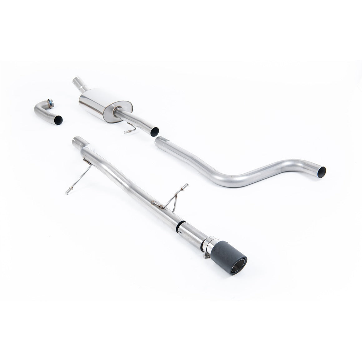 Milltek Cat Back Exhaust Ford Fiesta Mk8 1.0T EcoBoost ST-Line 3dr 5dr Non-OPF/GPF 17-19