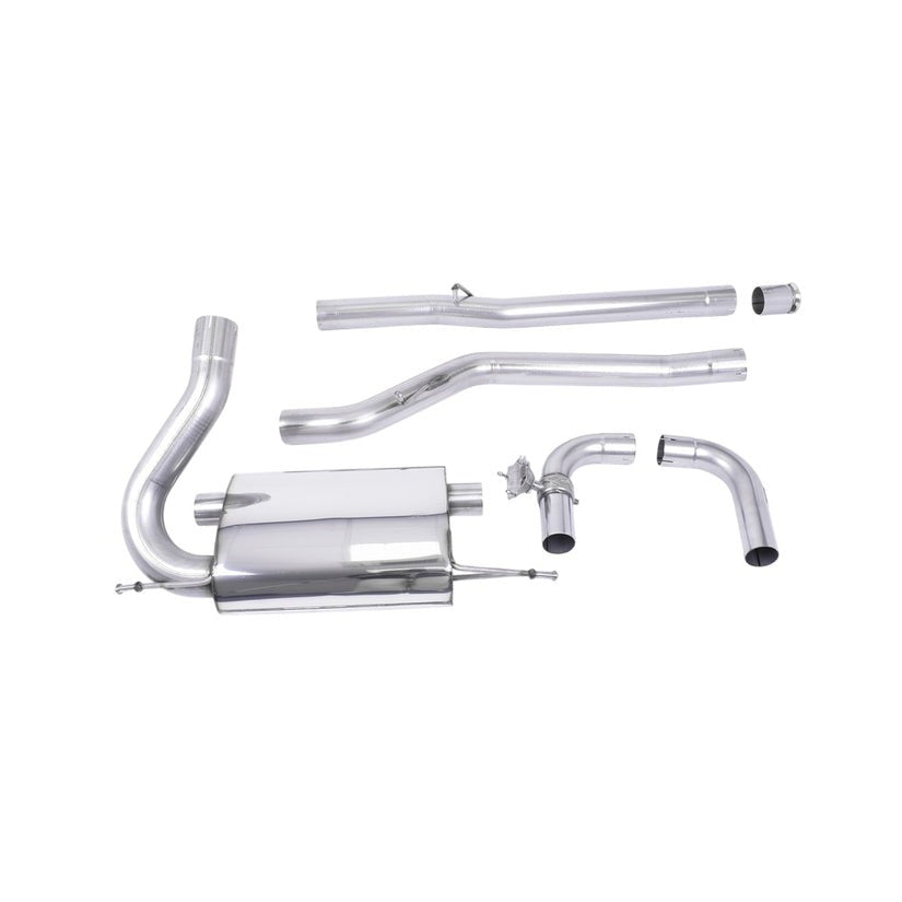 Milltek Cat Back Exhaust Ford Focus Mk3 RS 2.3 EcoBoost 4wd 5dr Hatch 16-18
