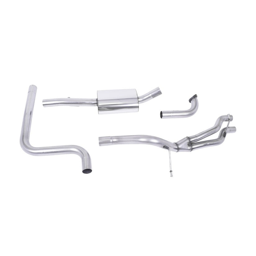 Milltek Cat Back Exhaust Ford Fiesta Mk7 Mk7.5 1.0T EcoBoost 100 125 140PS 13-17