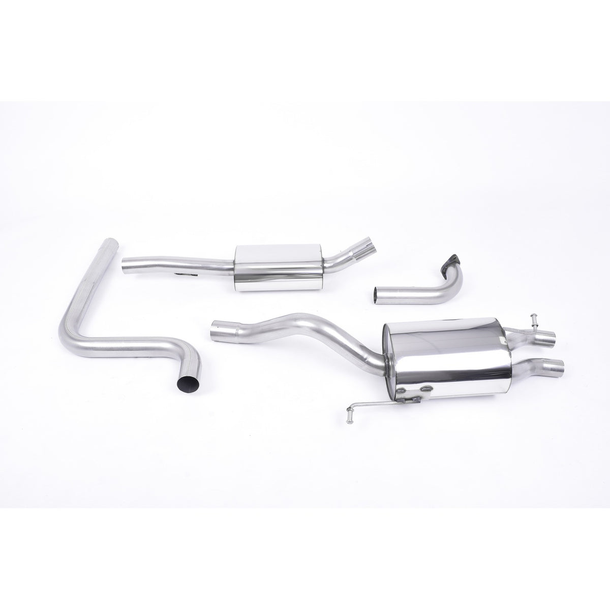 Milltek Cat Back Exhaust Ford Fiesta Mk7 Mk7.5 1.0T EcoBoost 100 125 140PS 13-17