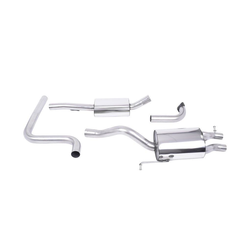 Milltek Cat Back Exhaust Ford Fiesta Mk7/Mk7.5 1.0T EcoBoost (100/125/140PS) 13-17