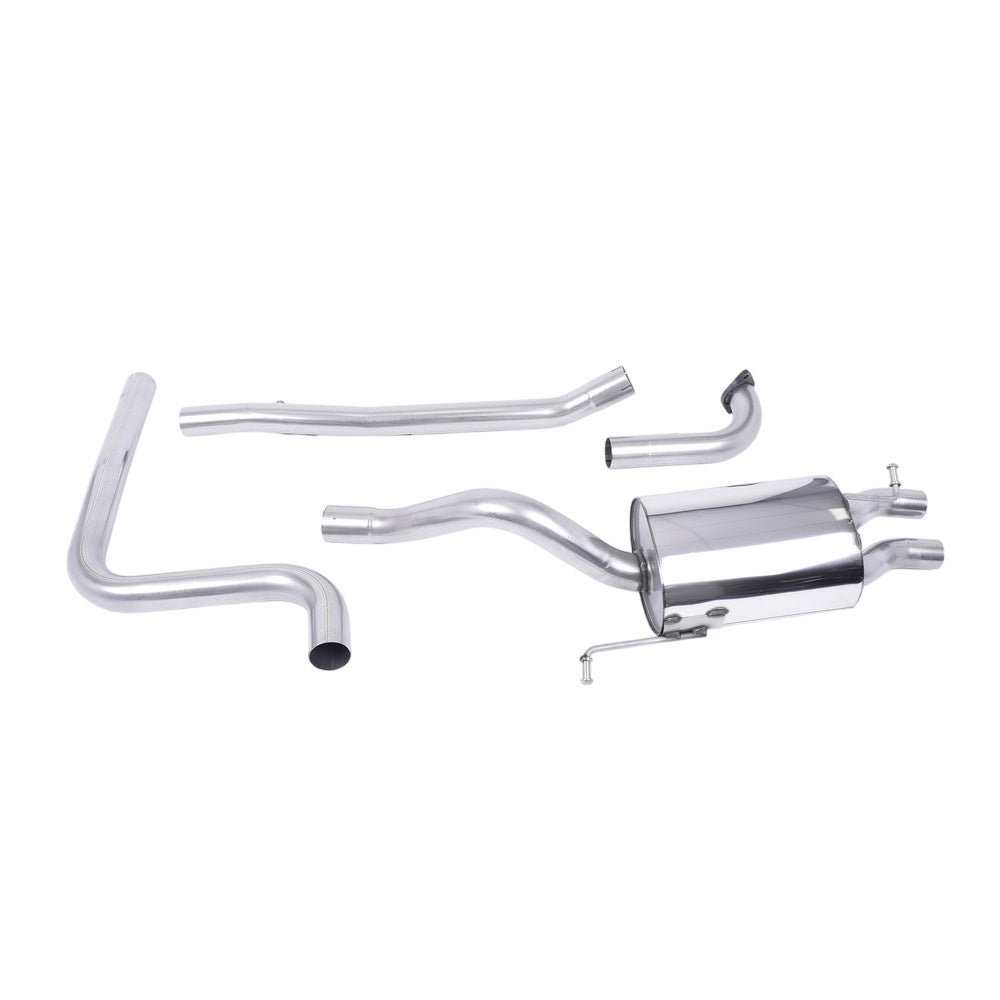 Milltek Cat Back Exhaust Ford Fiesta Mk7/Mk7.5 1.0T EcoBoost (100/125/140PS) 13-17