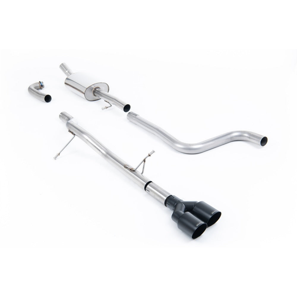 Milltek Cat Back Exhaust Ford Fiesta Mk8 1.0T EcoBoost ST-Line 3dr 5dr Non-OPF/GPF 17-19