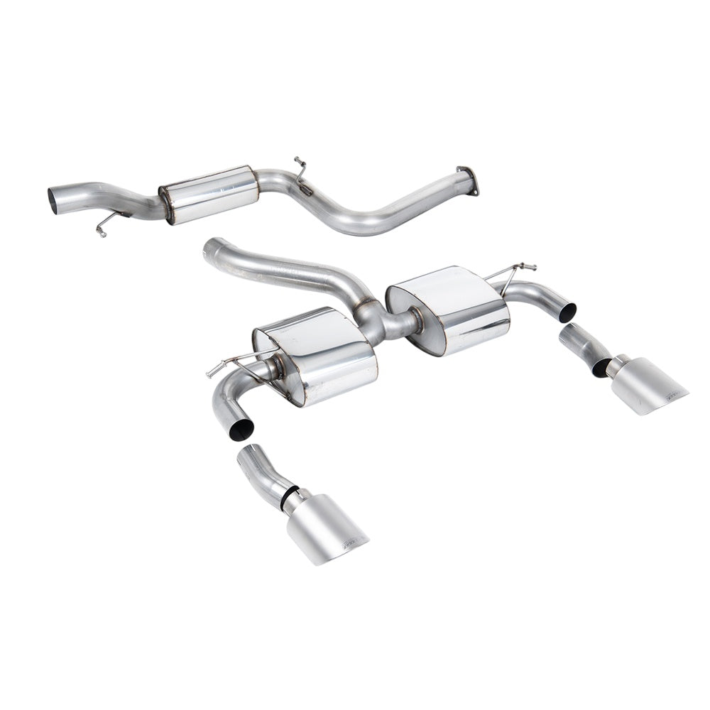 Milltek Cat Back Exhaust Ford Focus Mk2 RS 2.5T 305PS 09-10