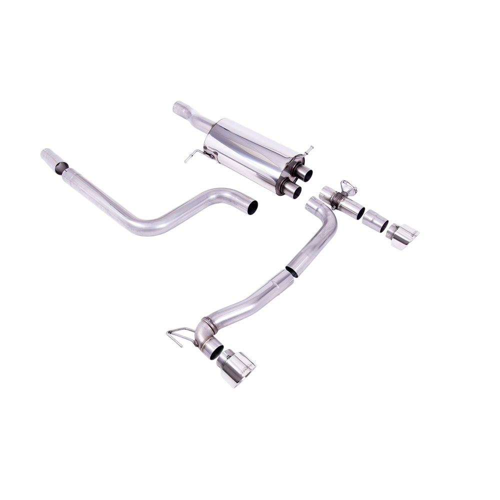 Milltek Cat Back Exhaust Ford Fiesta Mk8 ST 1.5 EcoBoost 200PS (Pre Sept 2020 Models Only) 18-20