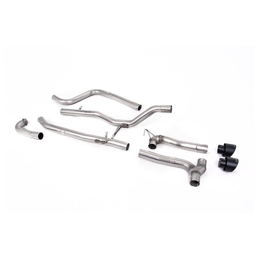 Milltek Cat Back Exhaust Ford Fiesta Mk8 1.0T EcoBoost ST-Line 3dr 5dr Non-OPF/GPF Maxton Dual Outlet 17-19