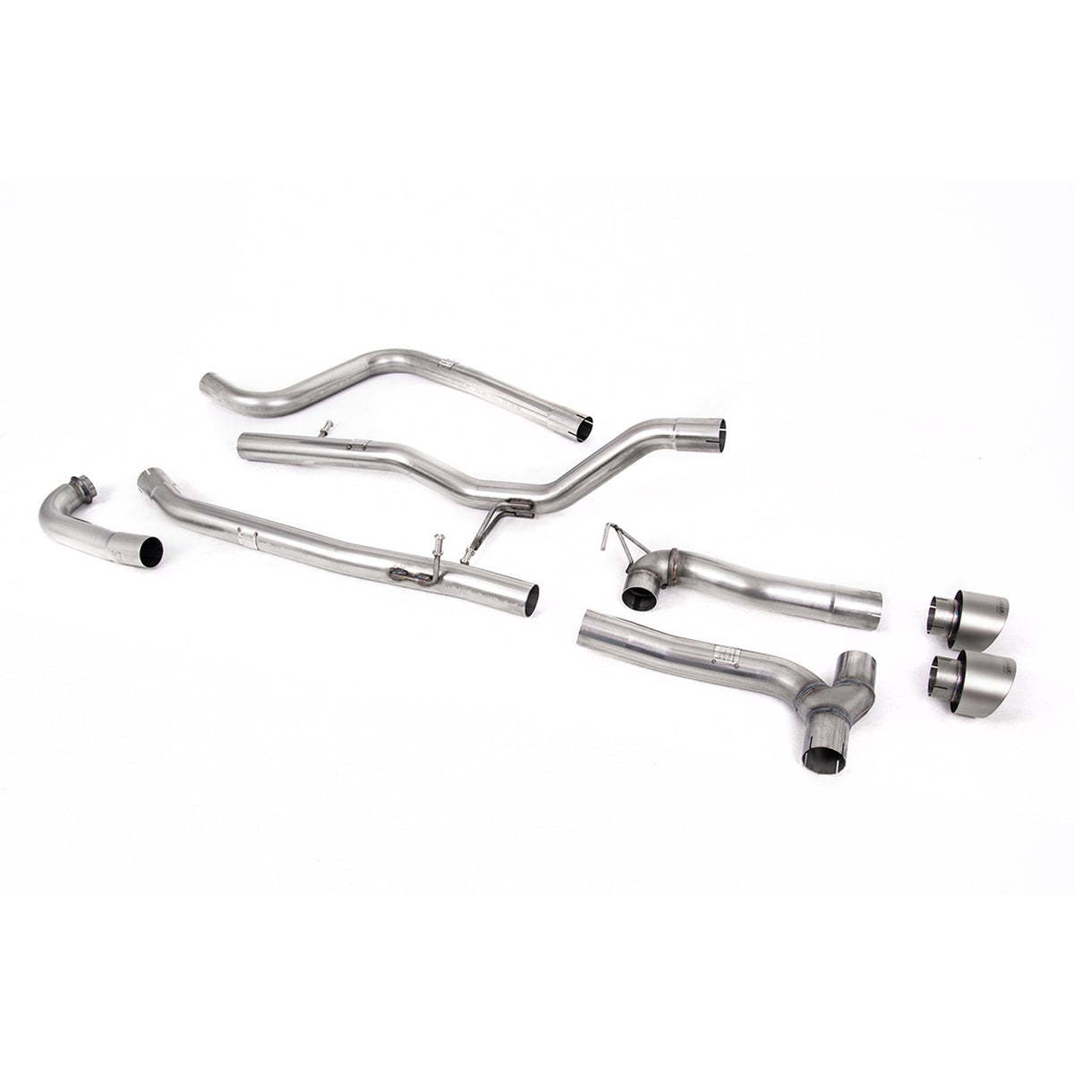 Milltek Cat Back Exhaust Ford Fiesta Mk8 1.0T EcoBoost ST-Line 3dr 5dr Non-OPF/GPF Maxton Dual Outlet 17-19