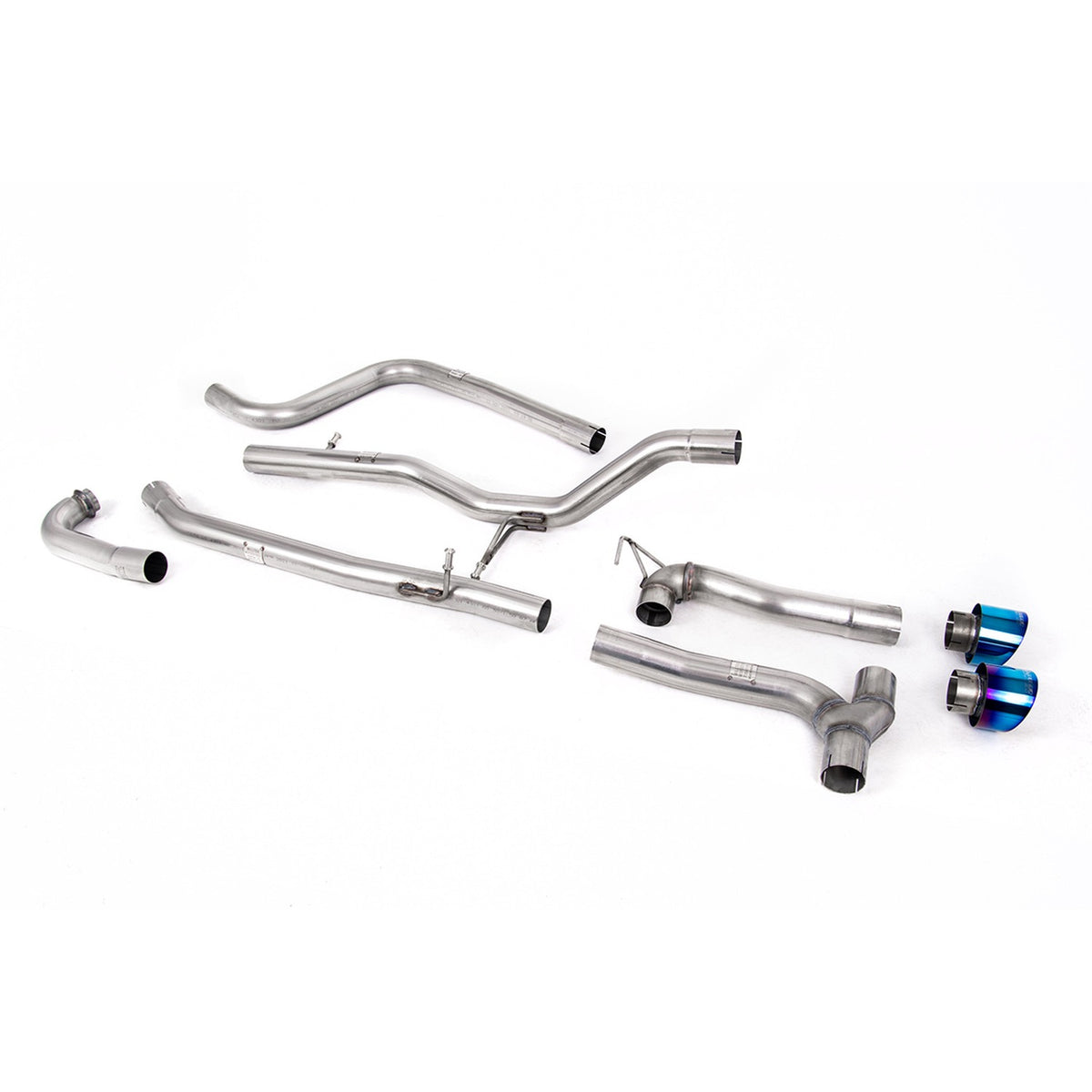 Milltek Cat Back Exhaust Ford Fiesta Mk8 1.0T EcoBoost ST-Line 3dr 5dr Non-OPF/GPF Maxton Dual Outlet 17-19