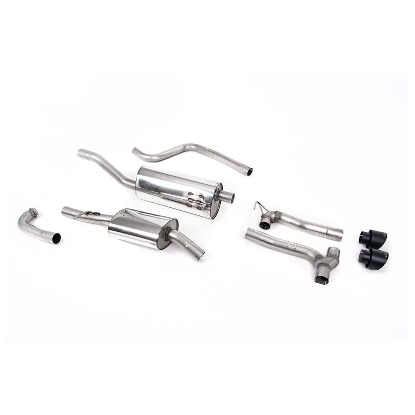 Milltek Cat Back Exhaust Ford Fiesta Mk8 1.0T EcoBoost ST-Line 3dr 5dr Non-OPF/GPF Maxton Dual Outlet 17-19