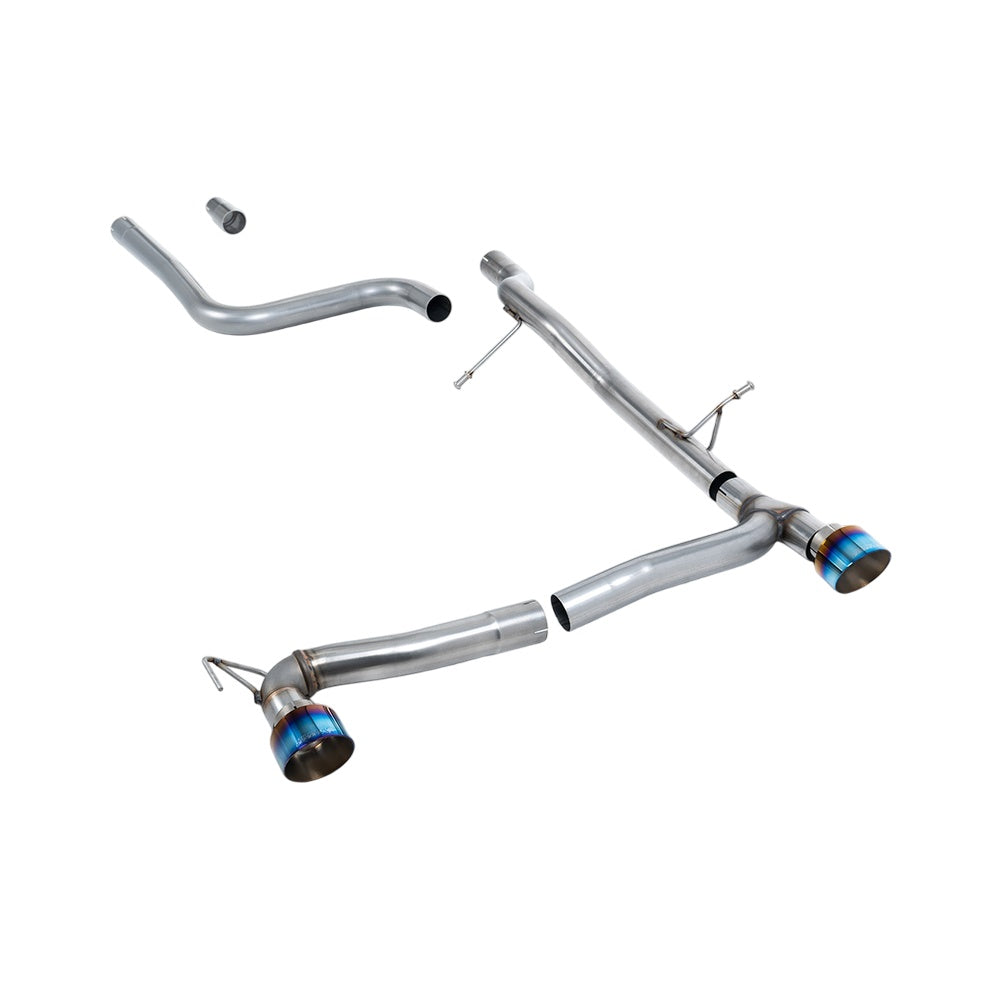 Milltek Particulate Filter-back Exhaust Ford Fiesta Mk8 1.0T EcoBoost ST-Line 3 and 5-Door (100ps and 125ps OPF/GPF Models Only) Maxton Dual Outlet Kits 19-25