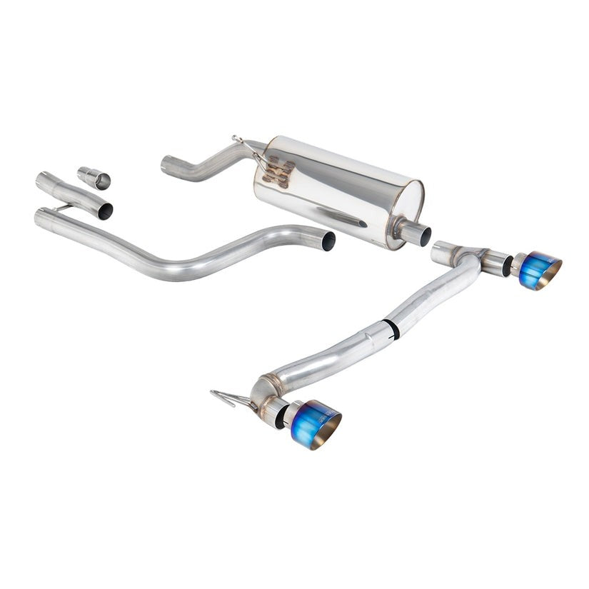 Milltek Filter Back Exhaust Ford Fiesta Mk8 1.0T EcoBoost ST-Line 3dr 5dr 155ps Hybrid OPF/GPF Maxton Dual Outlet 20+