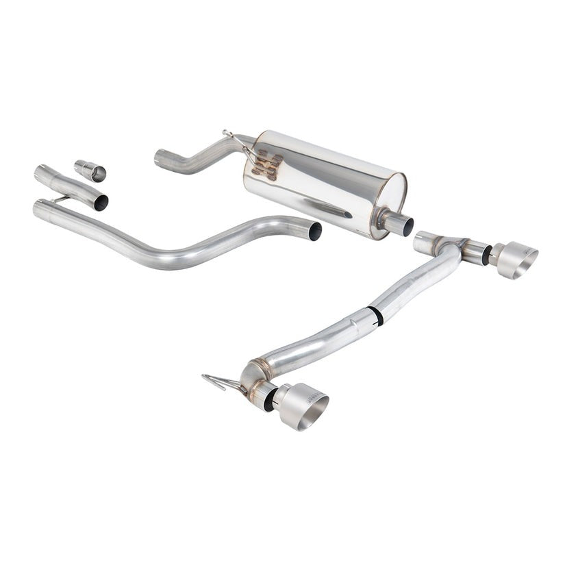Milltek Filter Back Exhaust Ford Fiesta Mk8 1.0T EcoBoost ST-Line 3dr 5dr 155ps Hybrid OPF/GPF Maxton Dual Outlet 20+