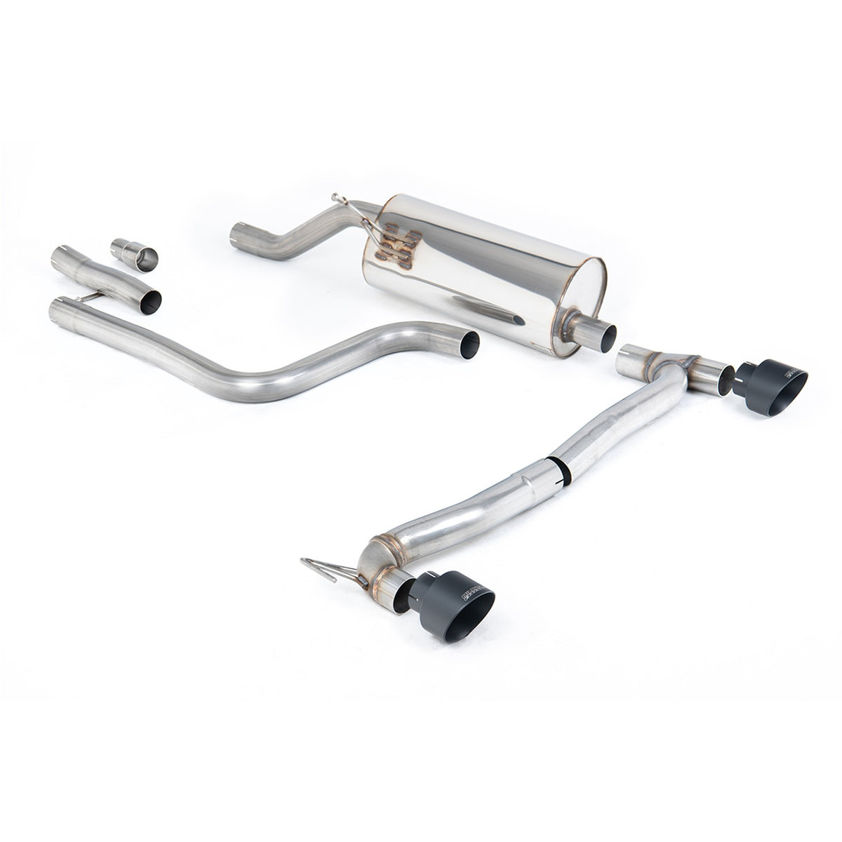 Milltek Filter Back Exhaust Ford Fiesta Mk8 1.0T EcoBoost ST-Line 3dr 5dr 155ps Hybrid OPF/GPF Maxton Dual Outlet 20+