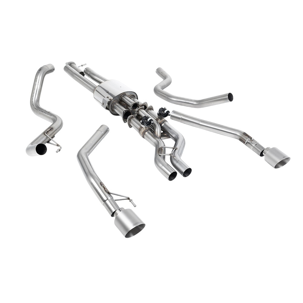 Milltek Cat Back Exhaust Ford Ranger Raptor Ranger 3.0 V6 Twin Turbo 23-25