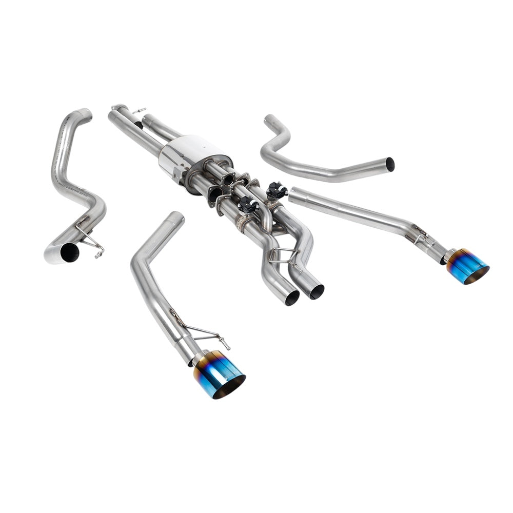 Milltek Cat Back Exhaust Ford Ranger Raptor Ranger 3.0 V6 Twin Turbo 23-25