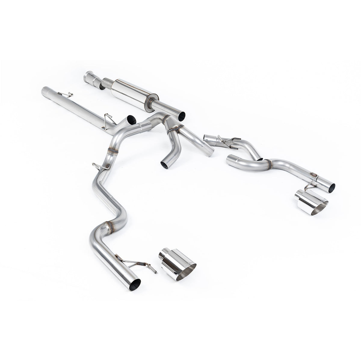 Milltek Cat Back Exhaust Ford F150 SuperCrew 5.5ft Bed Tremor 5.0 V8 21+