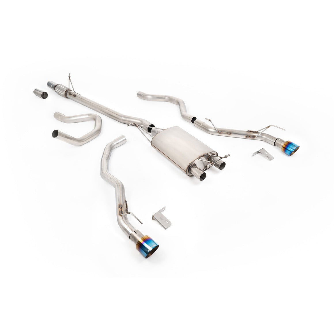 Milltek Downpipe Back Exhaust Ford Ranger 2.3 Turbo PHEV 281PS T9 23+