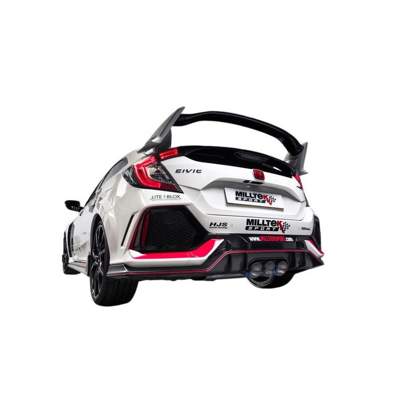 Milltek Cat Back Exhaust Honda Civic Type R FK8 2.0 i-VTEC OPF/GPF or Non-OPF/GPF 17-22