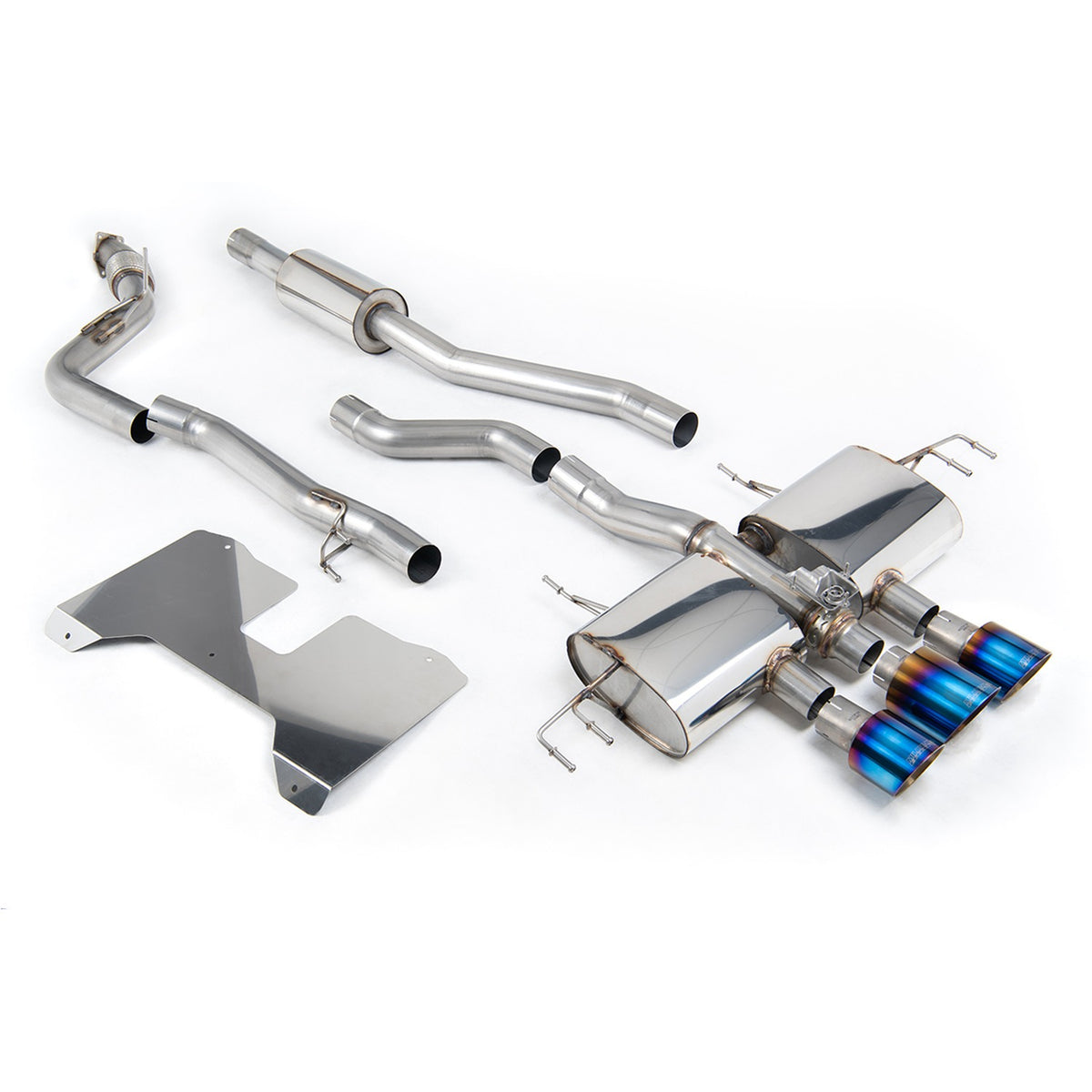Milltek Cat Back Exhaust Honda Civic Type R FL5 2.0 i-VTEC OPF/GPF or Non-OPF/GPF 22+