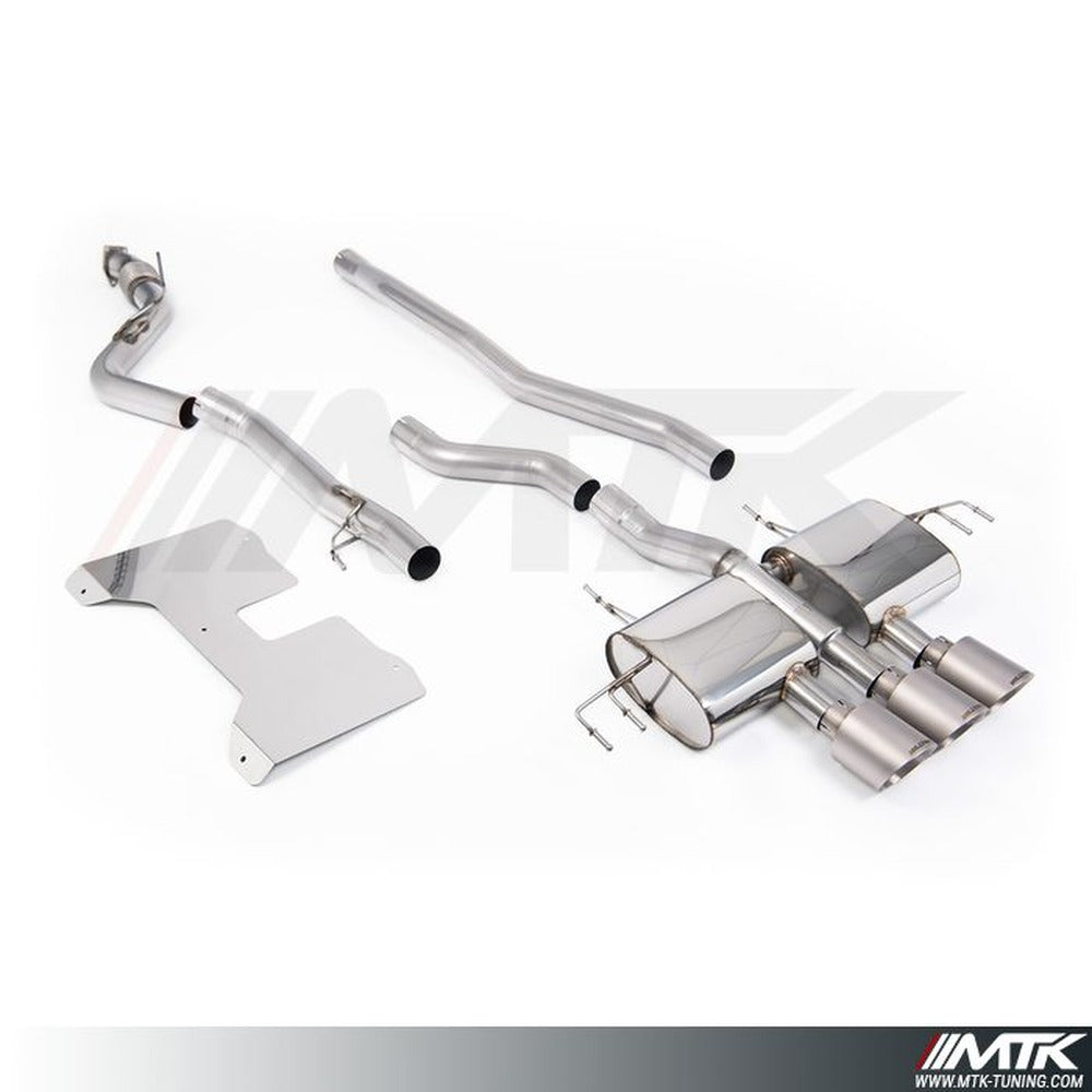 Milltek Cat Back Exhaust Honda Civic Type R FL5 2.0 i-VTEC OPF/GPF or Non-OPF/GPF 22+