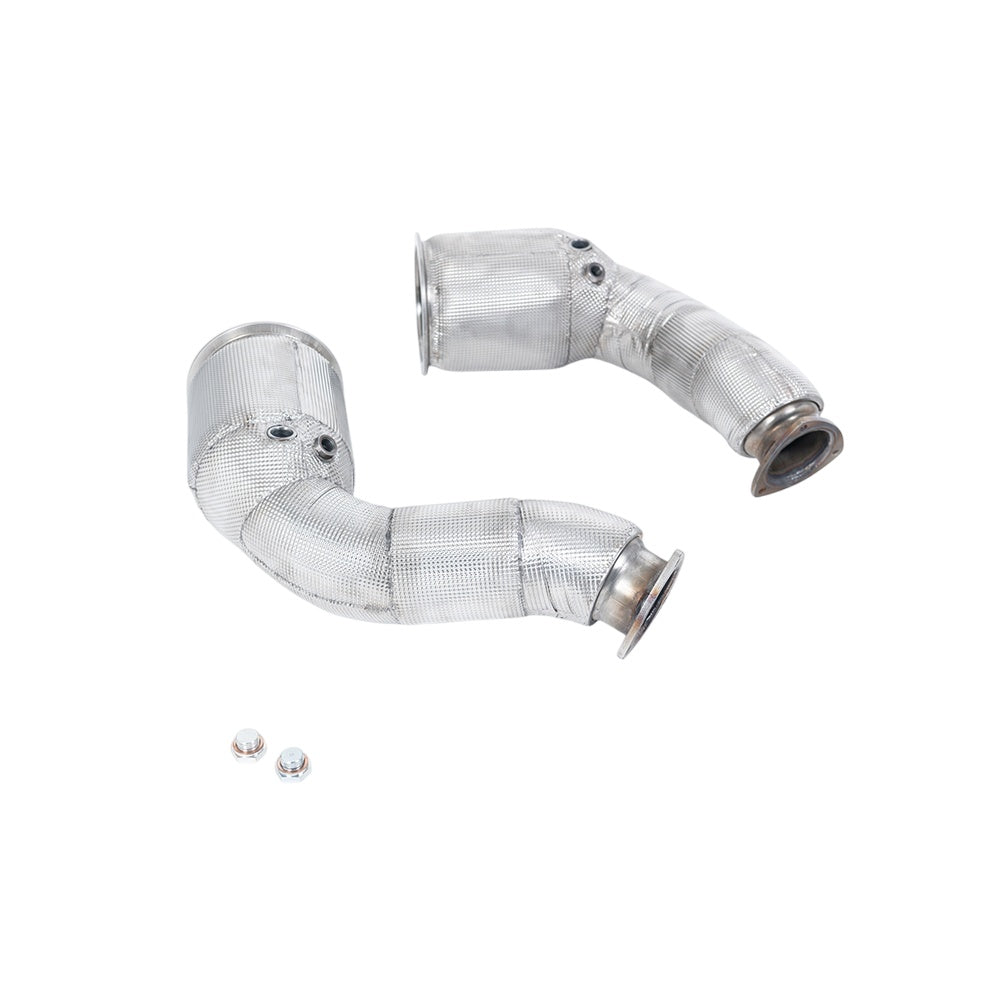 Milltek Large-bore Downpipe and De-cat Exhaust Lamborghini Urus 4.0 Twin Turbo V8 650PS 18-25