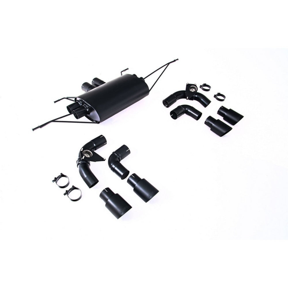 Milltek Satin Black Valved Outlet Upgrade Kit Land Rover Defender 130 5.0 V8 425PS 500PS NAS Non-OPF/GPF 23+
