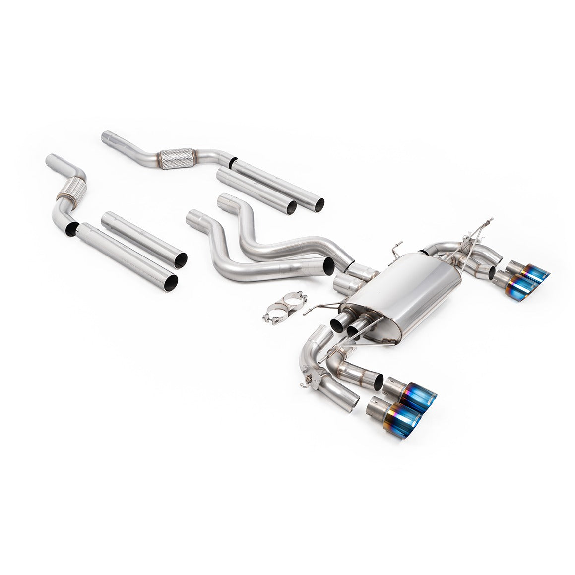 Milltek Filter Back Exhaust Land Rover Defender 110 OCTA P635 NC11 4.4 V8 25+