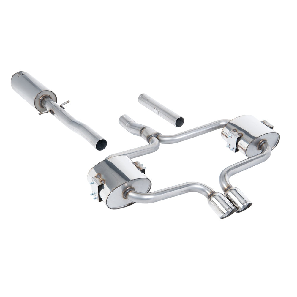 Milltek Cat Back Exhaust New Mini Mk1 (R52) Cooper S Convertible 04-08