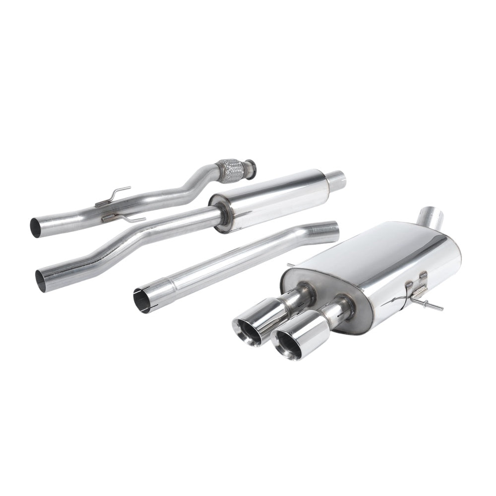 Milltek Cat Back Exhaust New Mini Mk2 (R56) Cooper S 1.6i Turbo 06-14