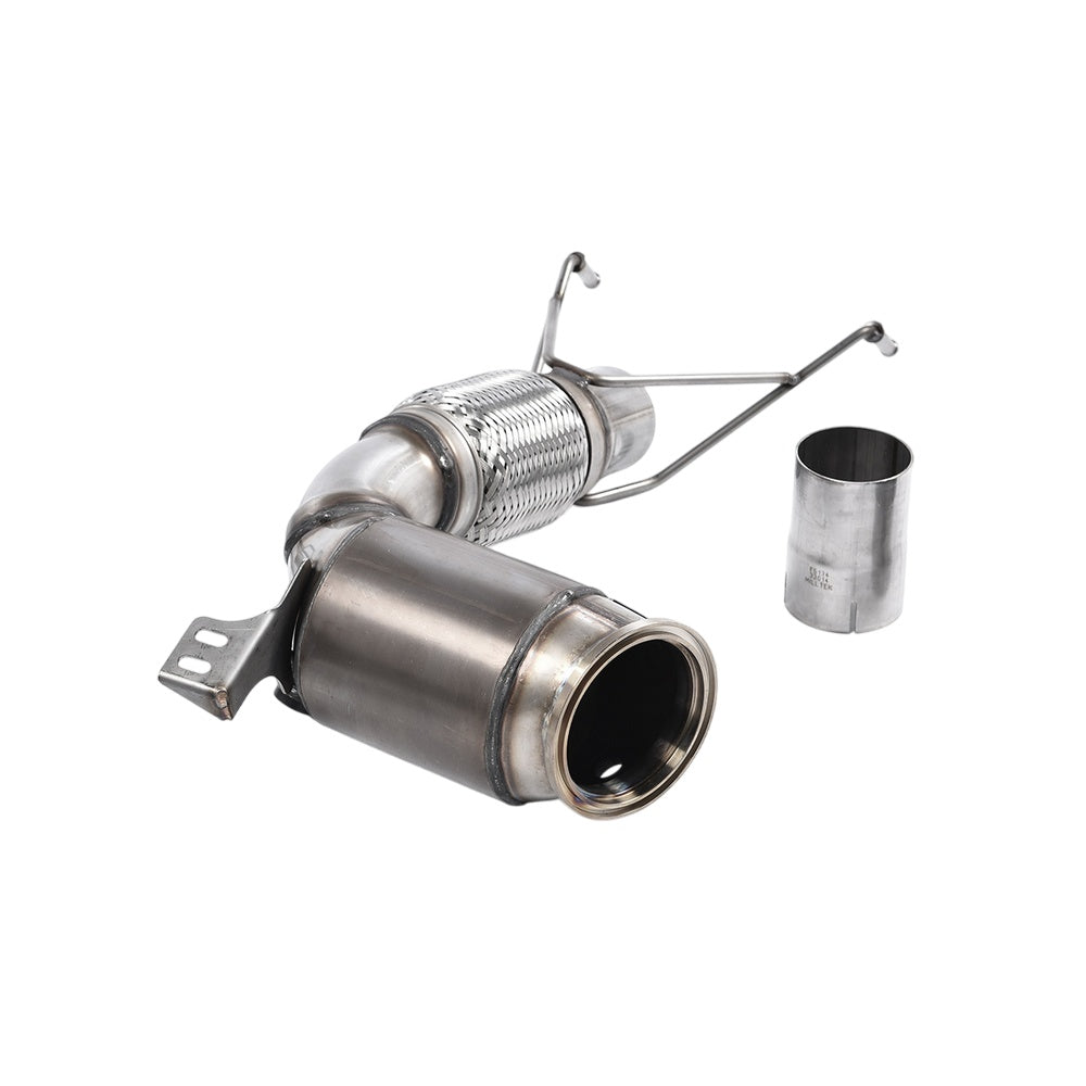 Milltek Large Bore Downpipe and Hi-Flow Sports Cat Exhaust New Mini Mk3 (F55) Mini Cooper S 2.0 Turbo 5-Door Hatch (ROW/NA Models) 14-25