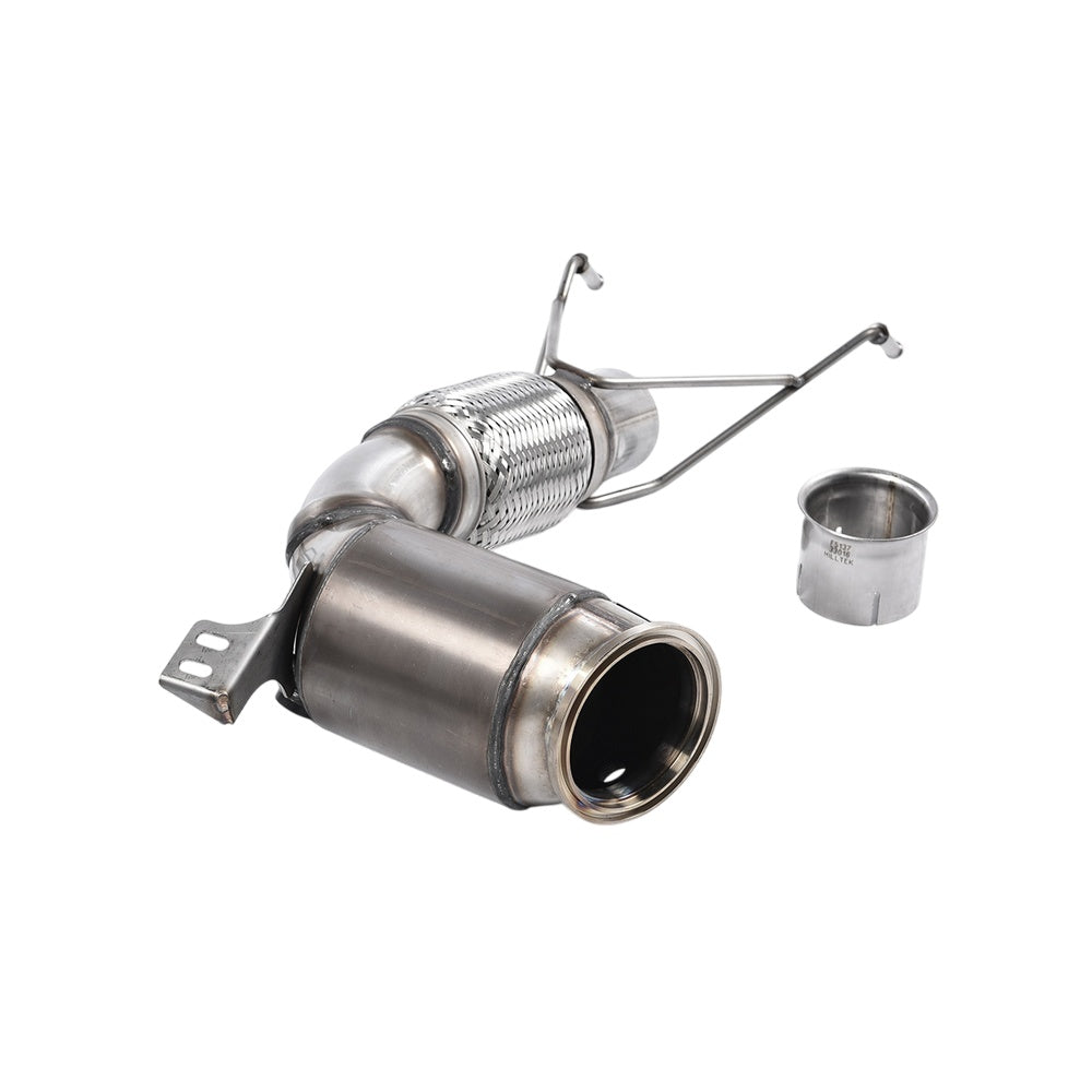 Milltek Large Bore Downpipe and Hi-Flow Sports Cat Exhaust New Mini Mk3 (F56) Mini Cooper S 2.0 Turbo (Rest of World) 14-25