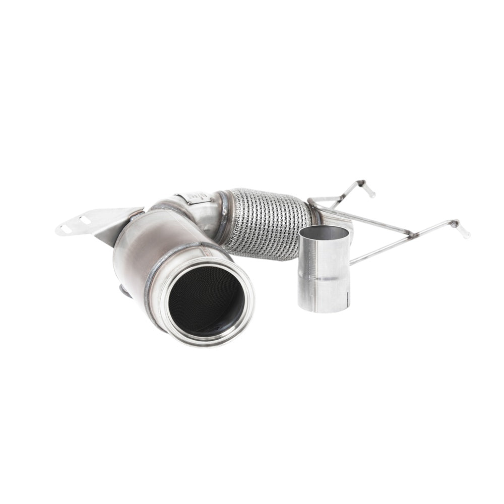 Milltek Large Bore Downpipe and Hi-Flow Sports Cat Exhaust New Mini Mk3 (F56) Mini Cooper S 2.0 Turbo (UK and European models) LCI with GPF/OPF Only 19-25