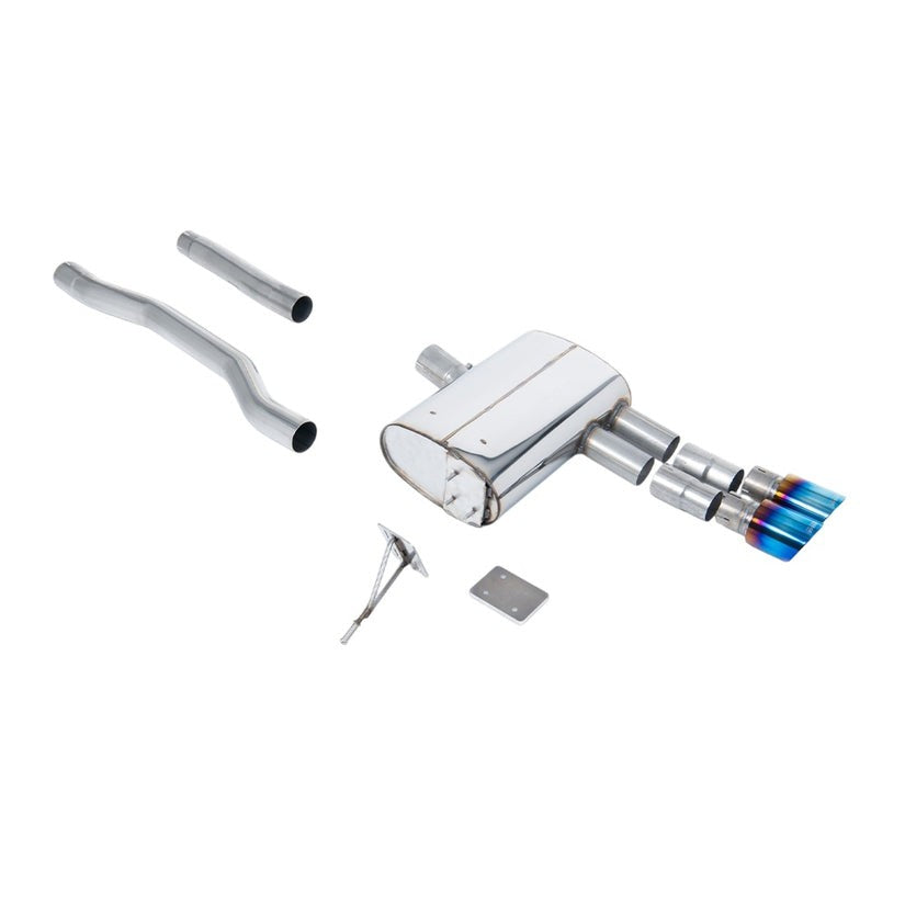 Milltek Filter Back Exhaust Mini Cooper S F55 Mk3 2.0 Turbo 5dr Hatch UK EU LCI with OPF/GPF 19+