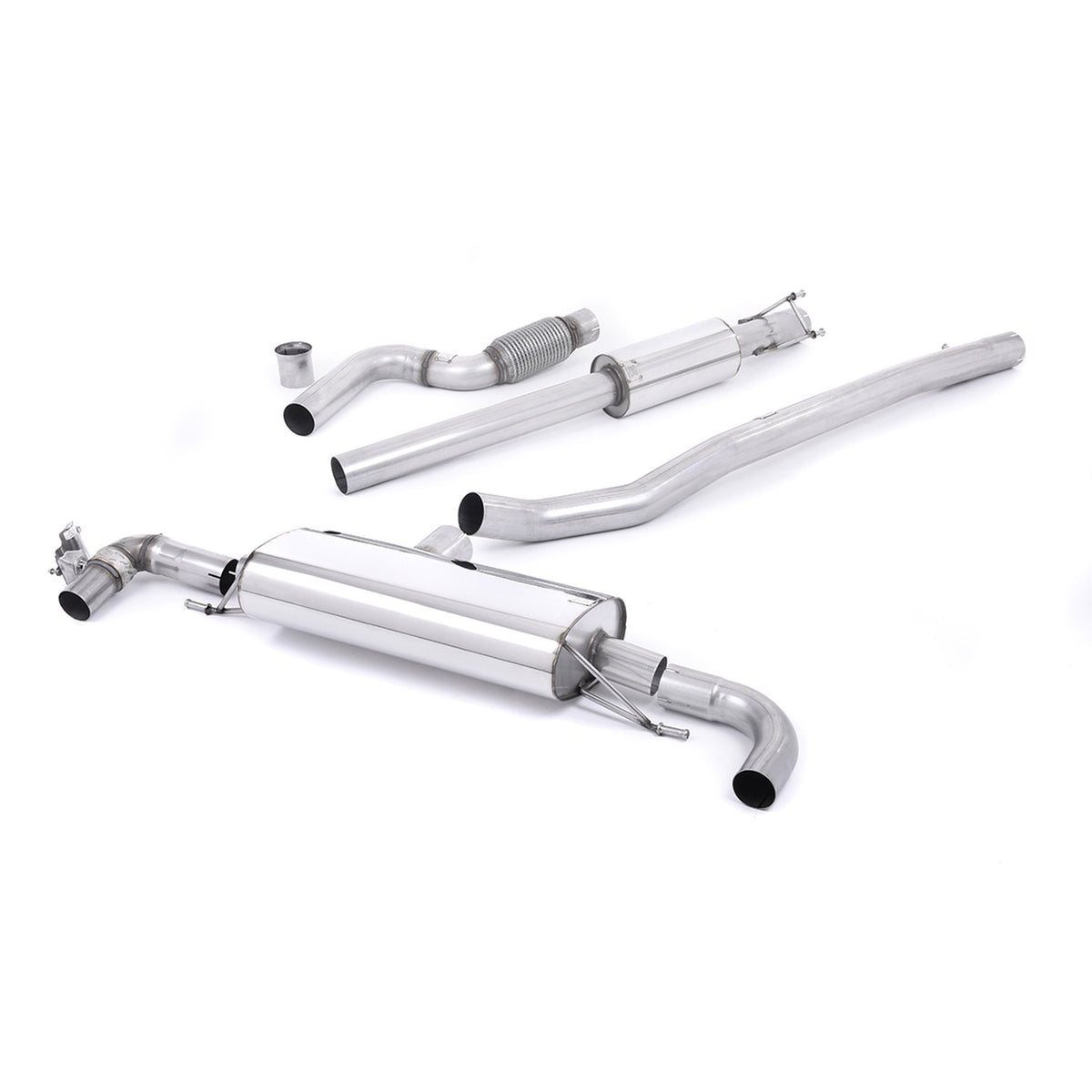 Milltek Cat Back Exhaust Mercedes A-Class A45 AMG 2.0 Turbo W176 12-18
