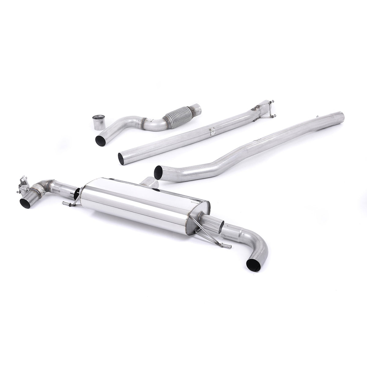 Milltek Cat Back Exhaust Mercedes A-Class A45 AMG 2.0 Turbo W176 12-18