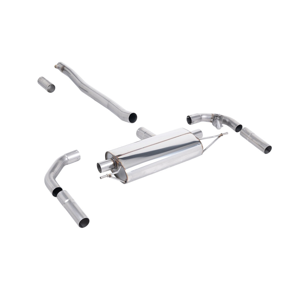 Milltek Front Pipe-back Exhaust Mercedes CLA-Class CLA35 AMG 2.0 Turbo Coupe and Shooting Brake (Non-OPF/GPF Models) 19-25