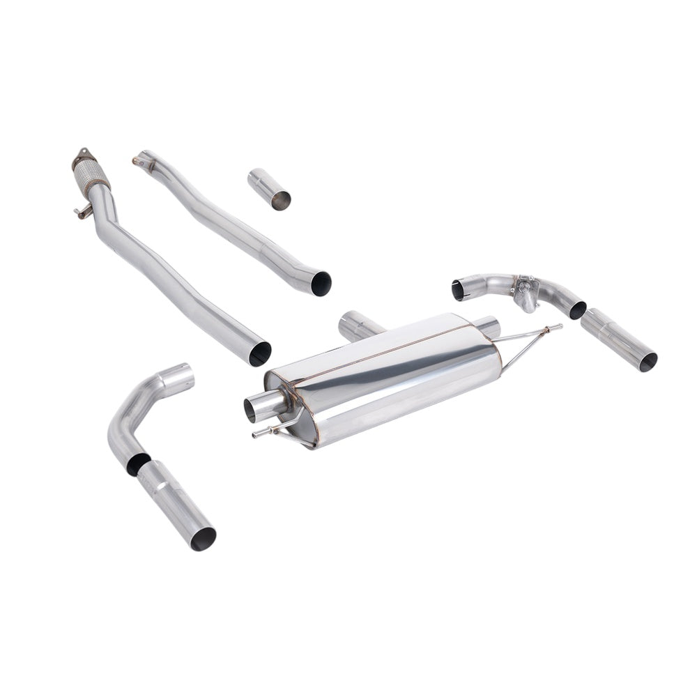 Milltek Cat Back Exhaust Mercedes CLA-Class CLA35 AMG 2.0 Turbo Coupe and Shooting Brake (Non-OPF/GPF Models) 19-25